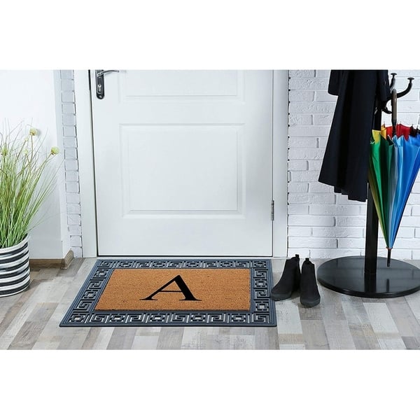 Shop A1hc First Impressions Rubber And Coir Greek Key Border 24 X