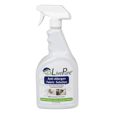 LivePure Anti-Allergen Fabric Spray, 32 OZ Bottle