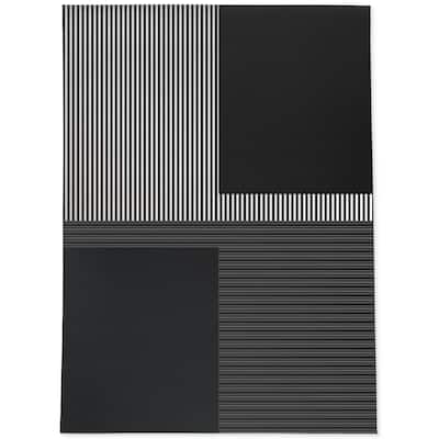 FIGARO BLACK and WHITE Area Rug by Kavka Designs