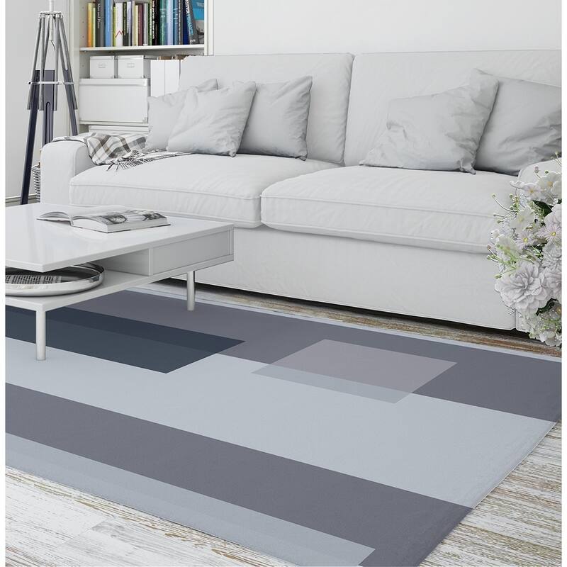 OVERLAY BLUE Area Rug by Kavka Designs Bed Bath & Beyond 29063244
