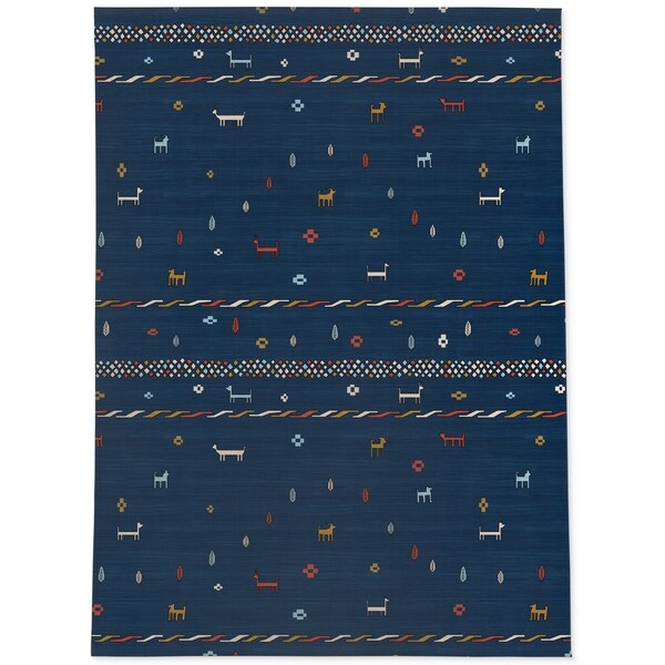 KEELUT GABBEH BLUE Area Rug by Kavka Designs. Opens flyout.