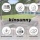 Kinbor 7-piece Patio PE Rattan Wicker Sofa All Weather Outdoor Sectional Sofa Patio Furniture Conversation Set - Thumbnail 2