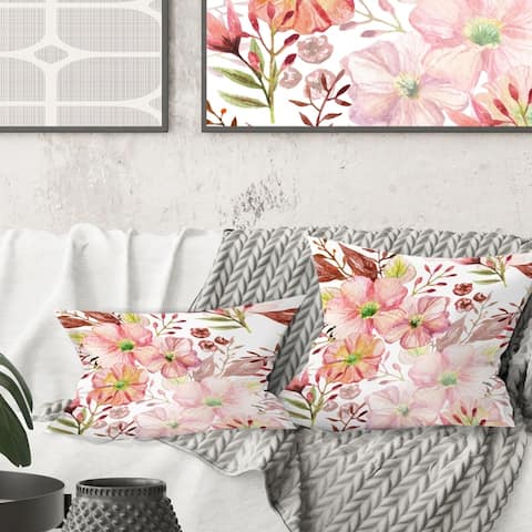 Buy Floral Mid Century Modern Throw Pillows Online At Overstock Our Best Decorative Accessories Deals