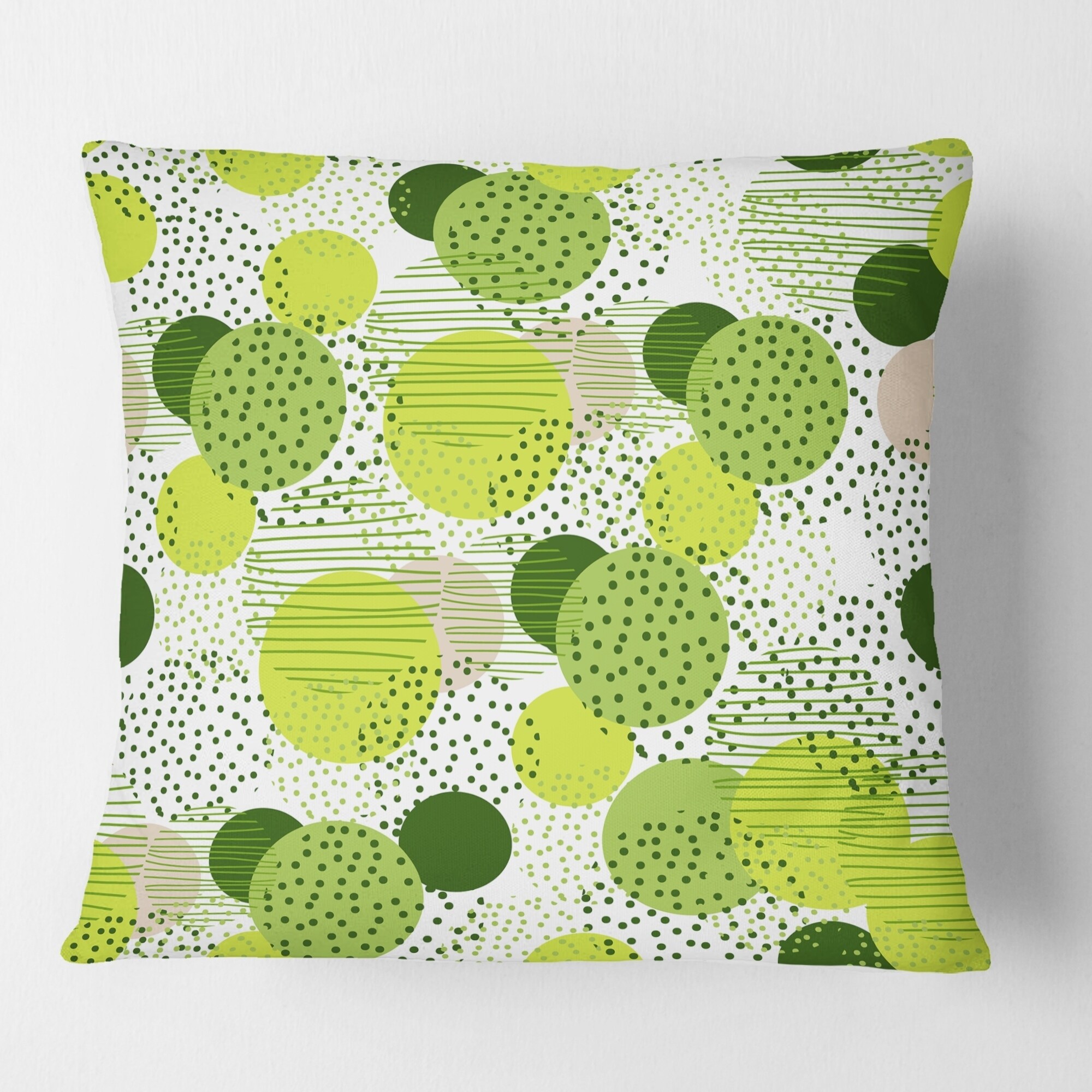 Designart Circular Abstract Retro Geometric X Mid Century Modern Throw Pillow Overstock 29064000