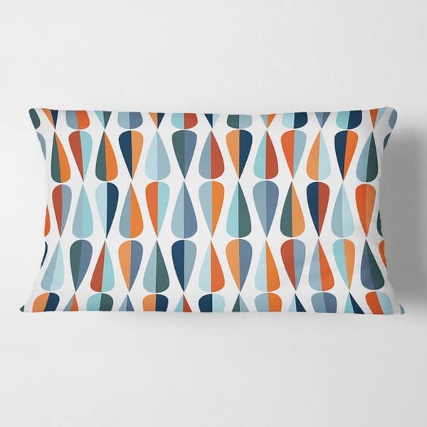Shop Designart Retro Abstract Drops V Mid Century Modern Throw