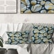 preview thumbnail 1 of 1, Designart 'Golden Marble Design IV' Mid-Century Modern Throw Pillow