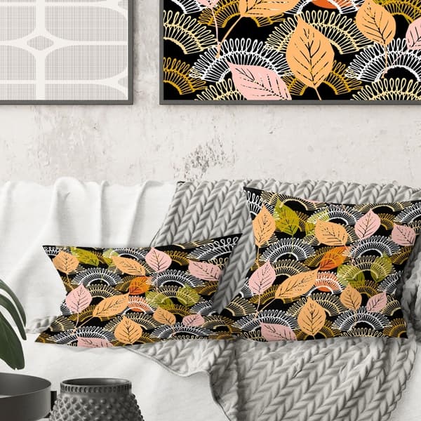 Autumn Leaves Pattern Pillows