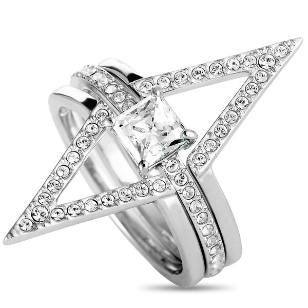 rhodium plated ring