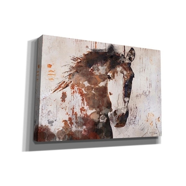 Epic Graffiti 'Brown 2 Gorgeous Horse' by Irena Orlov Canvas Wall Art