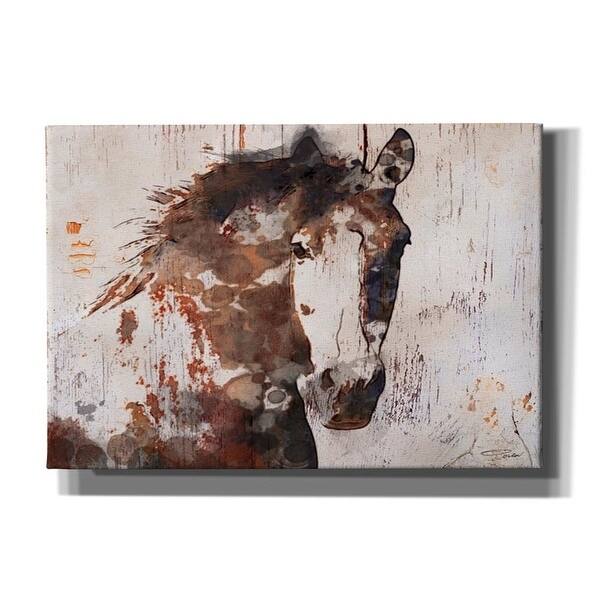 Epic Graffiti 'Brown 2 Gorgeous Horse' by Irena Orlov Canvas Wall Art