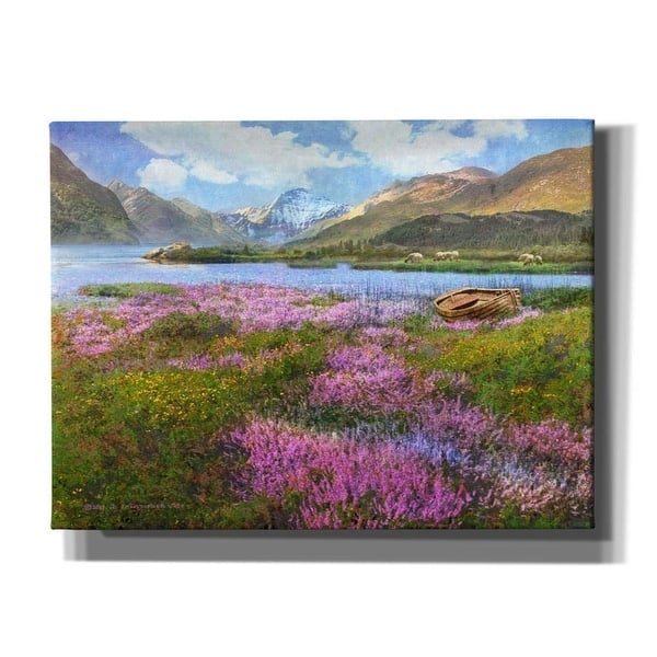 Epic Graffiti 'Heather Scotland' by Chris Vest, Giclee Canvas Wall Art, 16"x12" - 26 x 30