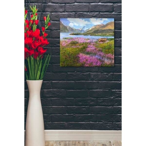 Epic Graffiti 'Heather Scotland' by Chris Vest, Giclee Canvas Wall Art, 16"x12"