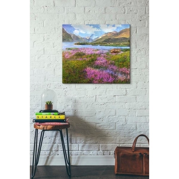 Epic Graffiti 'Heather Scotland' by Chris Vest, Giclee Canvas Wall Art, 16"x12"