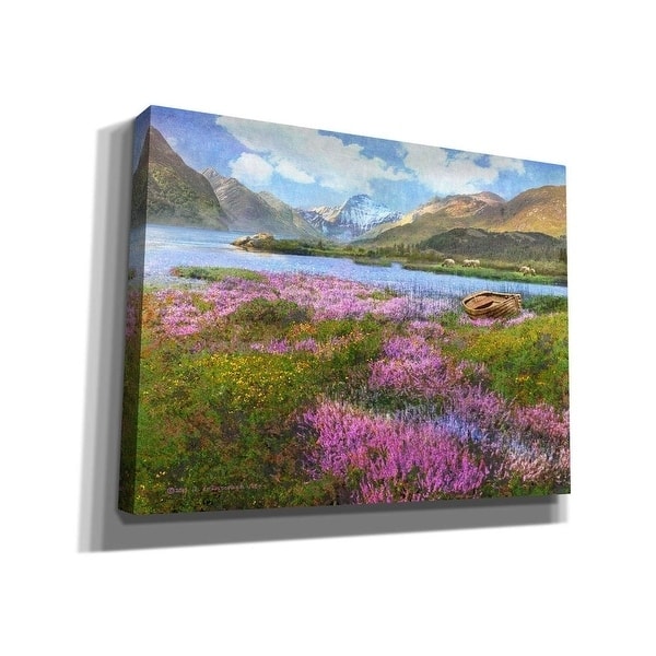 Epic Graffiti 'Heather Scotland' by Chris Vest, Giclee Canvas Wall Art, 16"x12"