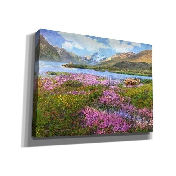 Epic Graffiti 'Heather Scotland' by Chris Vest, Giclee Canvas Wall Art, 16"x12"