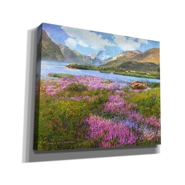 Epic Graffiti 'Heather Scotland' by Chris Vest, Giclee Canvas Wall Art, 16"x12"