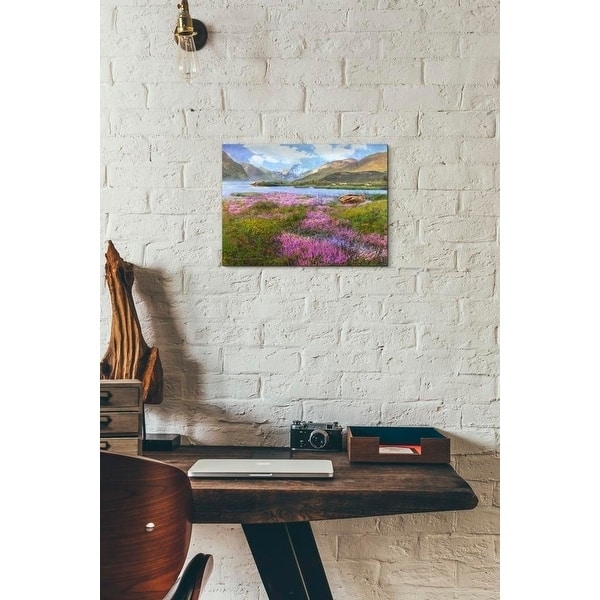 Epic Graffiti 'Heather Scotland' by Chris Vest, Giclee Canvas Wall Art, 16"x12"