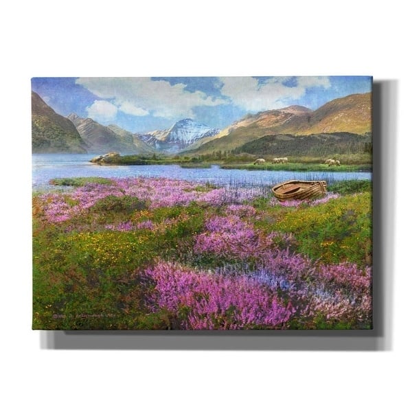 Epic Graffiti 'Heather Scotland' by Chris Vest, Giclee Canvas Wall Art, 16"x12" - 54 x 40