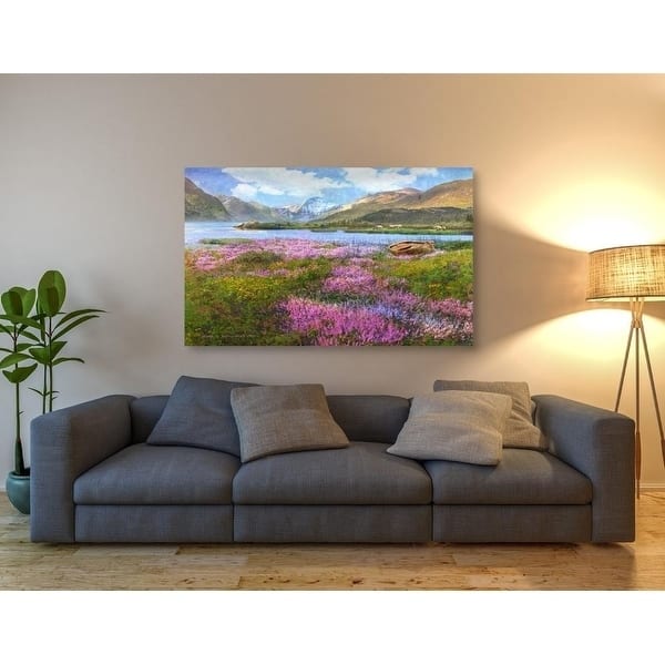 Epic Graffiti 'Heather Scotland' by Chris Vest, Giclee Canvas Wall Art, 16"x12"