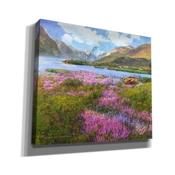 Epic Graffiti 'Heather Scotland' by Chris Vest, Giclee Canvas Wall Art, 16"x12"