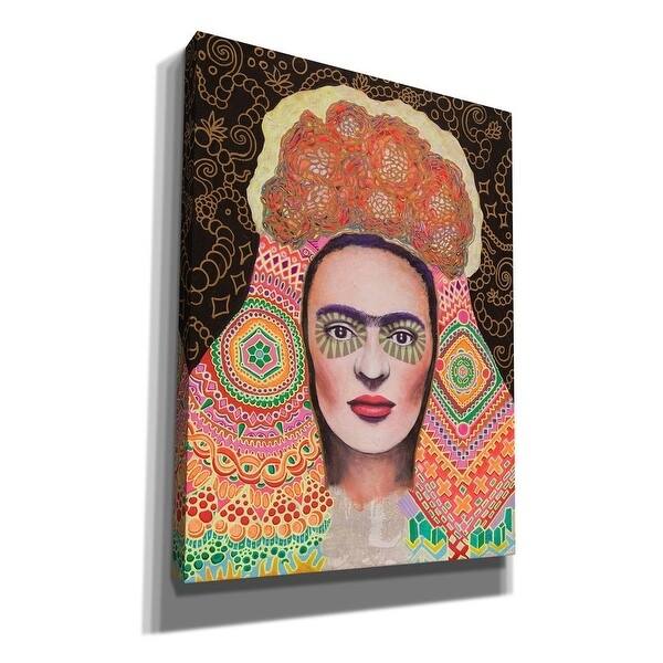 Epic Graffiti 'Frida Santa Muerte' by Surma and Guillen, Giclee Canvas Wall Art, 12"x16"