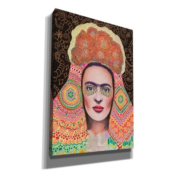 Epic Graffiti 'Frida Santa Muerte' by Surma and Guillen, Giclee Canvas Wall Art, 12"x16"