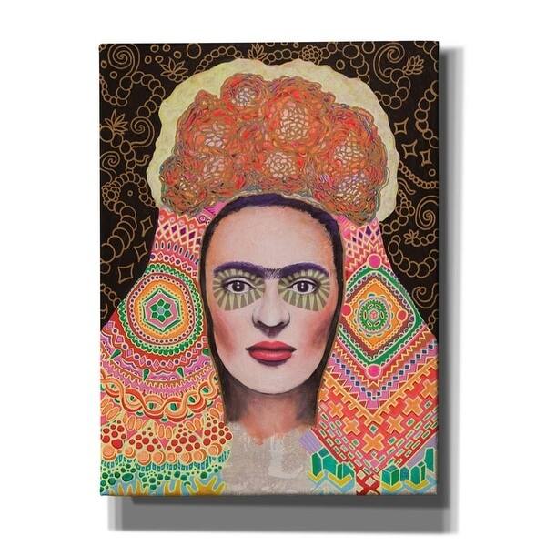 Epic Graffiti 'Frida Santa Muerte' by Surma and Guillen, Giclee Canvas Wall Art, 12"x16"