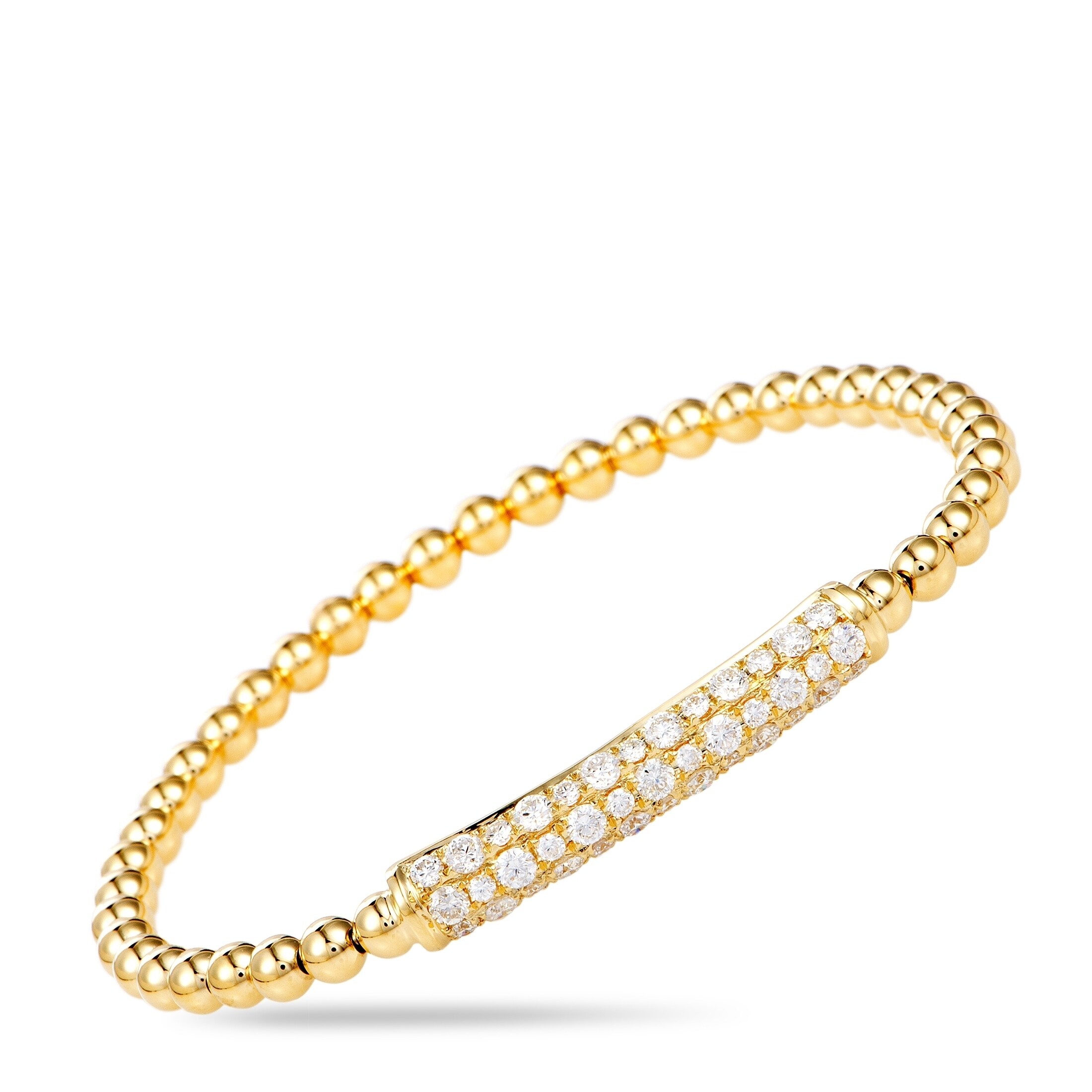 gold diamond beads