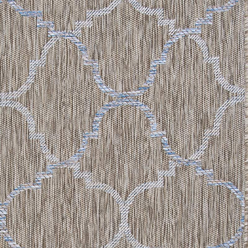 Copper Grove Riscani Tan and Ivory Indoor/Outdoor Area Rug