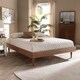 preview thumbnail 1 of 5, Carson Carrington Banga Mid-century Modern Wood Bed Frame