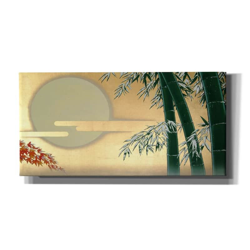 Epic Graffiti 'Bamboo' by Zigen Tanabe, Giclee Canvas Wall Art, 24"x12" - 24 x 12