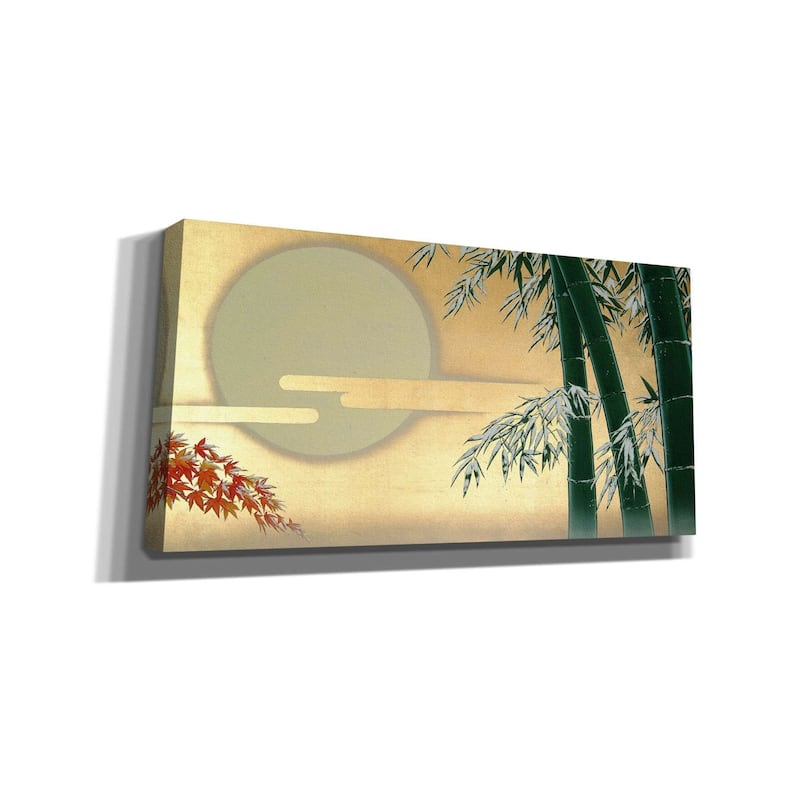 Epic Graffiti 'Bamboo' by Zigen Tanabe, Giclee Canvas Wall Art, 24"x12"
