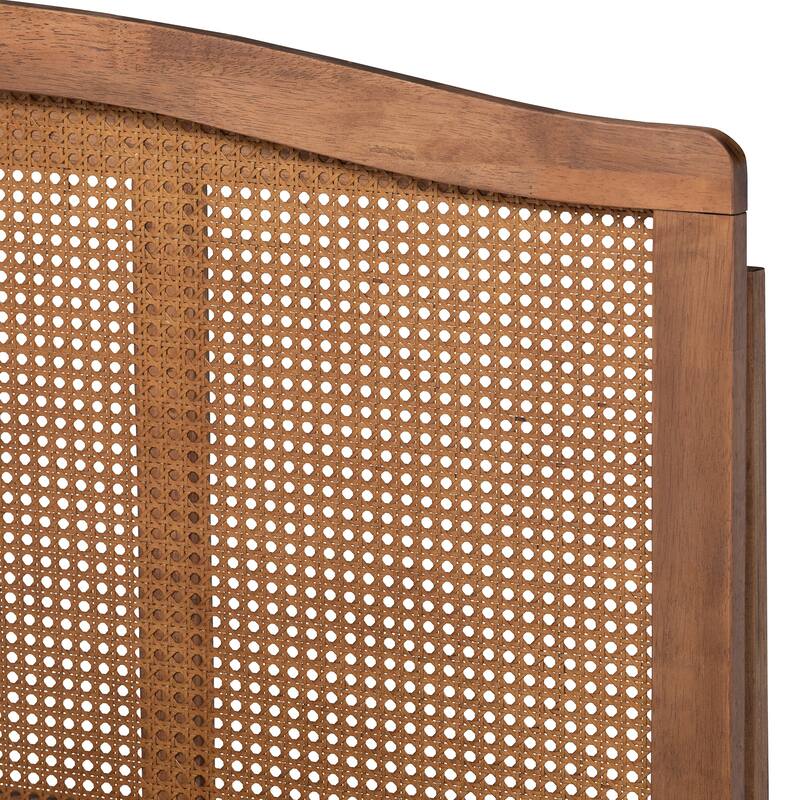 Carson Carrington Banga Wood and Synthetic Rattan Platform Bed