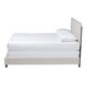 preview thumbnail 11 of 14, Copper Grove Comrat Modern Cream-tone Fabric-upholstered Bed with Nailhead Trim