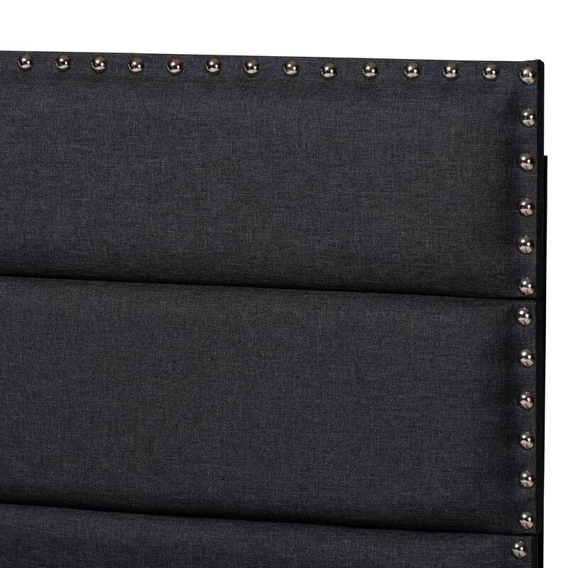 Ansa Modern and Contemporary Fabric Upholstered Bed
