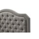 Emerald Home Kieran Grey Traditional Nailhead Tufted Platform Bed - Thumbnail 4