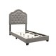Emerald Home Kieran Grey Traditional Nailhead Tufted Platform Bed - Thumbnail 6