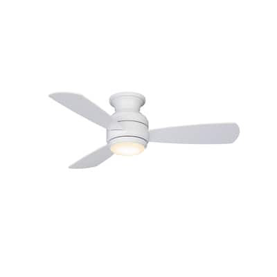 Level - 44 inch - Matte White with Matte White Blades and LED