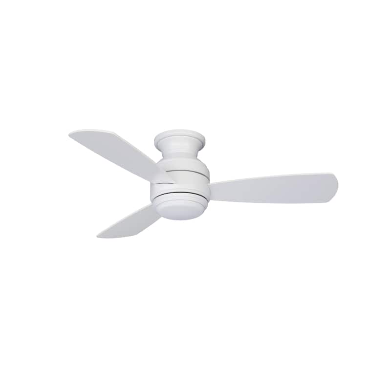 Level - 44 inch - Matte White with Matte White Blades and LED