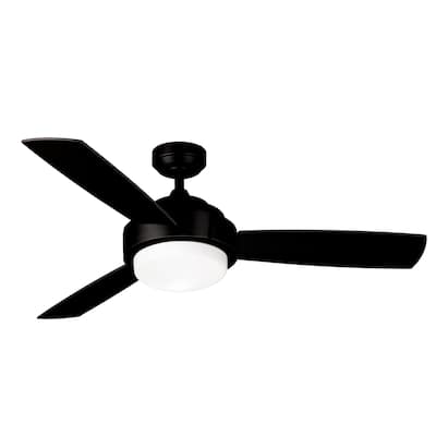Coop - 52 inch - Black with Black Blades and LED