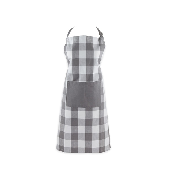 Kaufman Monogram FREE letter White apron with two pockets