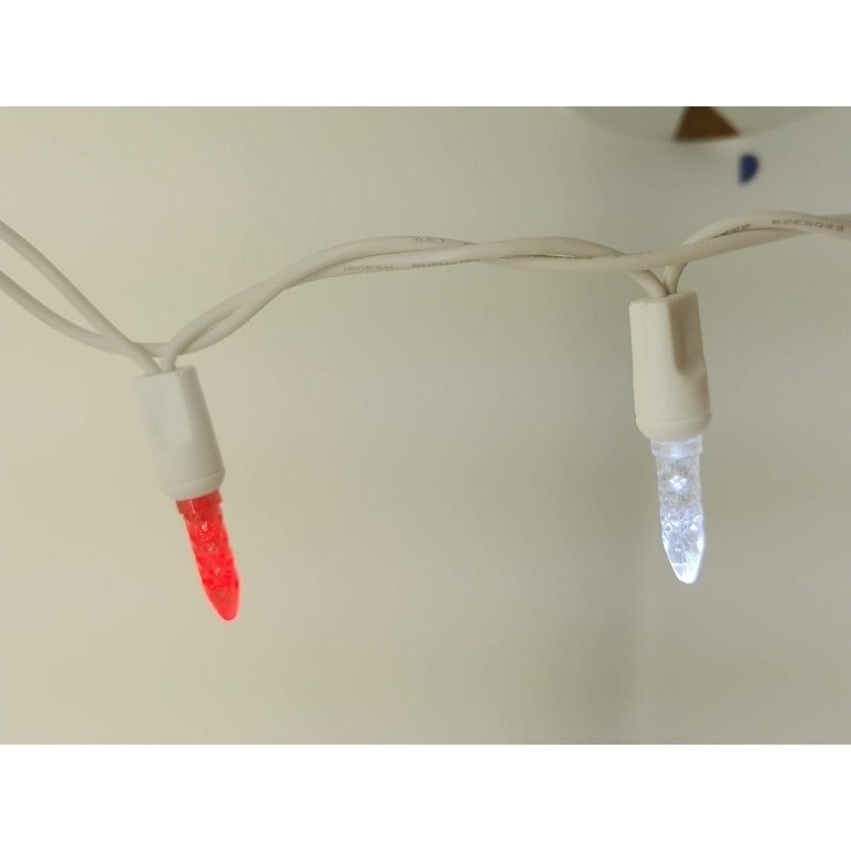 Icicle Red and Pure White Led Light String