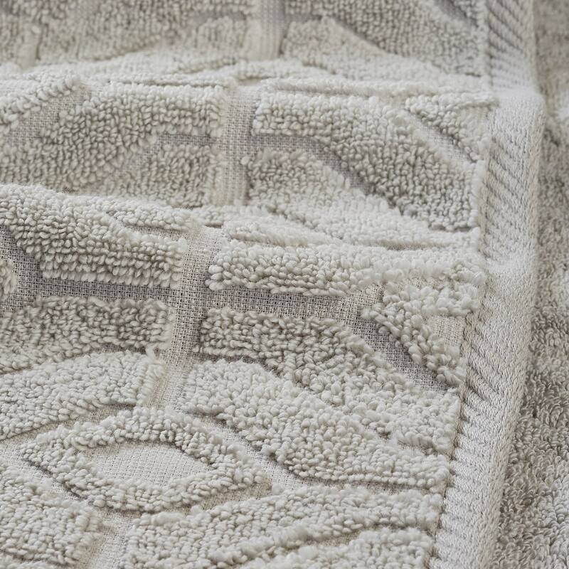 Modern Threads 6-Piece Yarn Dyed Diamond Gate Jacquard Towel Set