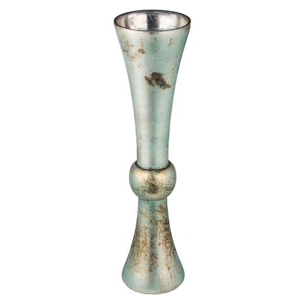 Vintage Emerald Green 27-inch Vase