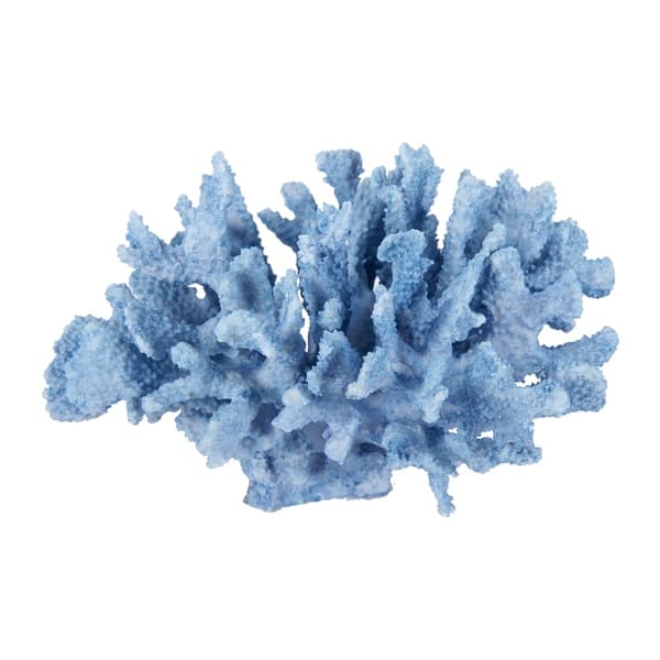 A&B Home Blue 7-inch Light Faux Coral Accent Décor - On Sale - Bed