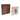 Brown and White 12-inch Decorative Book Boxes (Set of Two)