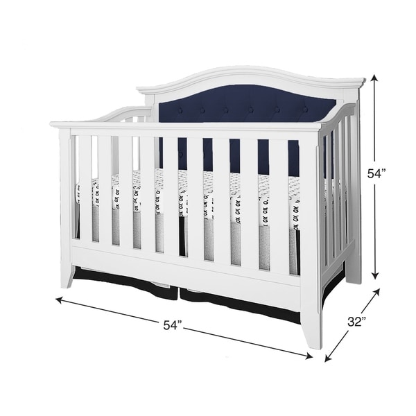 navy convertible crib