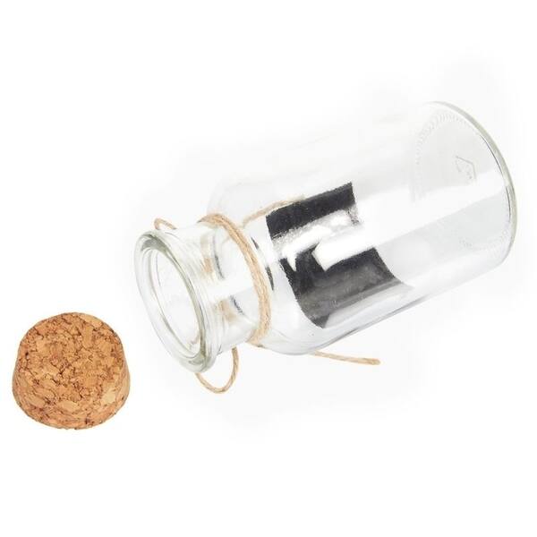 Shop 12x Small Glass Bottles Cork Stoppers Decorative Diy Craft