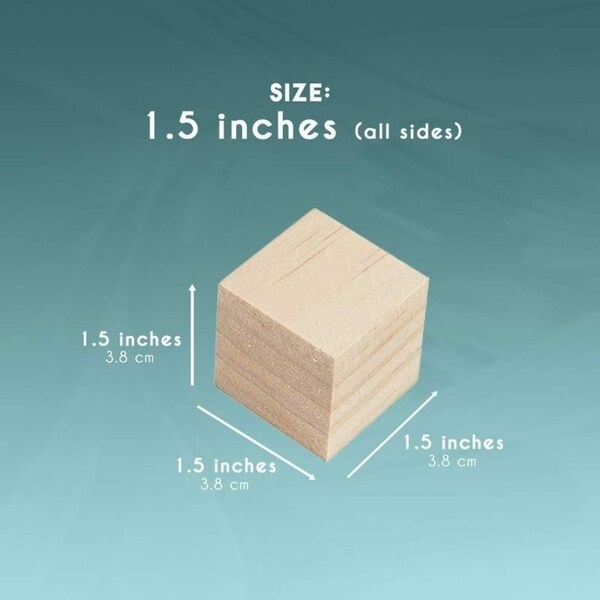 wooden block cubes