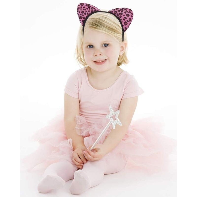 Details about  / Girls baby Kids Kitty Cat EAR Cute hair band hoop headband Costume party PROP